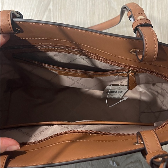 Authentic Michael Kors Dark Brown Signature Tote - Picture 3 of 5